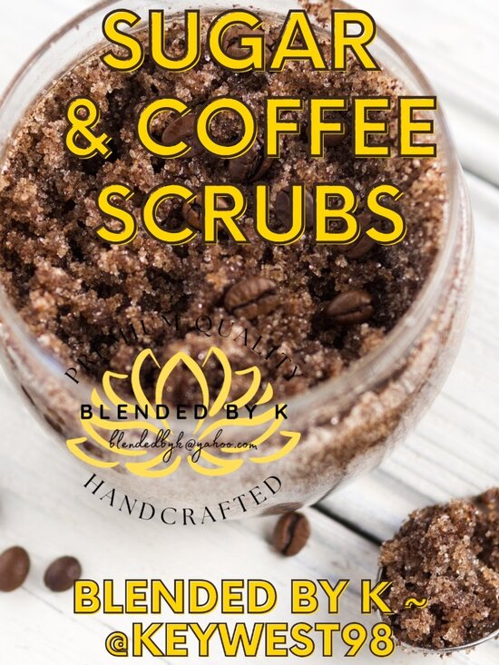 Hand Crafted Other - Skin Firming Sugar & Coffee Scrubs by Blended by K ~ 20 oz